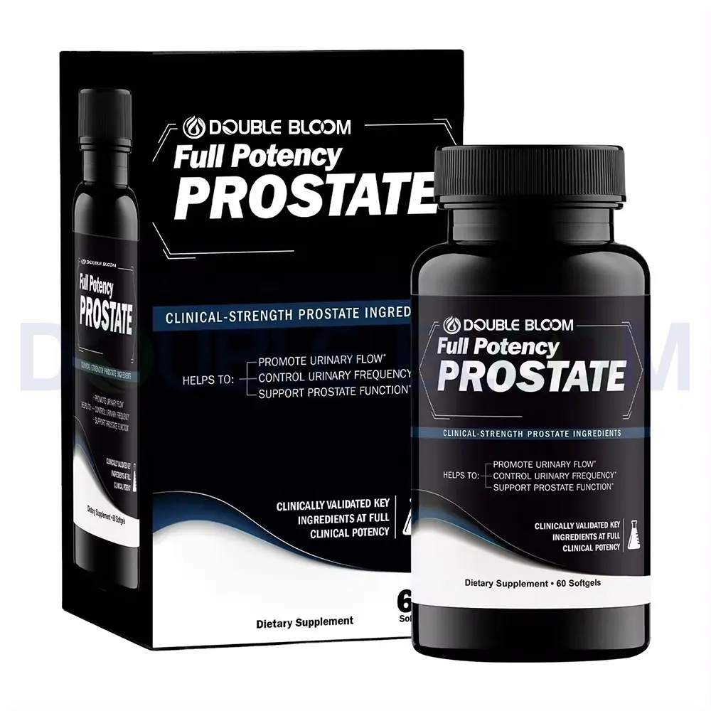 Marque privée OEM Supplément de santé Power Boost pour hommes Capsule de prostate à portance complète Favorise le débit urinaire