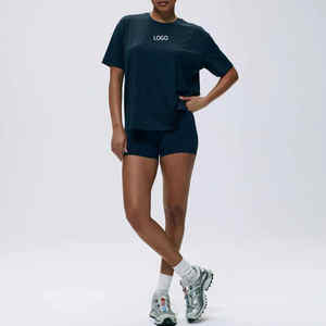 Design Sense Camiseta de manga corta informal para mujer Sudaderas con capucha y sudaderas con estilo Niche - Product Image 2