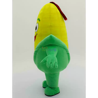 Costume de mascotte de maïs gonflable personnalisé, personnages géants gonflables en forme de maïs pour la promotion agricole, les événements et les défilés