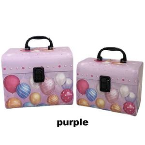 Toptan anneler günü mor mavi çocuk balon ambalaj kutusu iki set valiz çiçek kutusu el hediyeler ile - Product Image 4