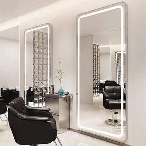 Espejo de Salón Moderno con Iluminación LED y Marco Dorado, Diseño Elegante, Ecológico y Duradero para Hoteles y Baños - Product Image 2