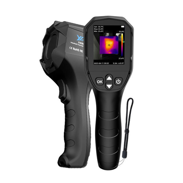YXI96 Pro Handheld Thermography Camera 192x192 Super Resolution IP54 Infrared Thermal Imager with LED Light 320x240 Display