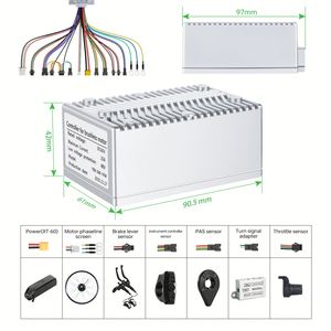 60V 350W-2000W Ebike Conversion Kit Rear Wheel Brushless <b>Hub</b> Motor Stainless Steel UK Warehouse Ready Stock Deluxe Set LCD 22N - Product Image 2