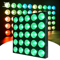 Projecteur matriciel LED 25x12W RGBW 4-en-1 DMX 5x5 Beam Wash Strobe Blinder pour bar, DJ, boîte de nuit, scène et éclairage d'ambiance