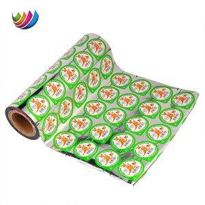 Película de sellado de taza de yogur en relieve por inducción con sellado térmico pelable personalizado, película de tapa de contenedor de papel de aluminio para Cápsula de café - Product Image 5