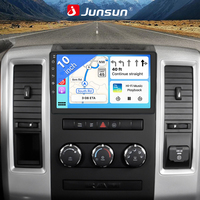 Autoradio Android Junsun Carplay pour Jeep Wrangler 2007-2018 Dodge Ram 500 2500 3500 2009-2012 Lecteur DVD de voiture