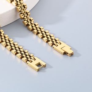 Collar de Acero Inoxidable Dorado Impermeable para Mujer, Joyería 2026, Collar con Cadena Cubana Chapada en Oro de 18k para Mujer - Product Image 4