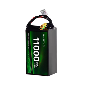 แบตเตอรี่ 11000mah 10000mah 4S 6S 8S 12S HV แรงดันสูง ชนิดโซลิดสเตต สำหรับเครื่องบินบังคับวิทยุ โดรน 10000mah-6S อุณหภูมิต่ำ - Product Image 1