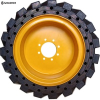 Pneu de roue solide 12x16.5 & 10x16.5 de haute qualité compatible avec Bob Cat & Mustang Autres roues Pneus et accessoires