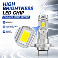 Ampoule de phare LED SFIDA WM20 DC9-16V en alliage de zinc et d'aluminium, refroidissement par air, plug-and-play, pour voiture, moto, feu antibrouillard