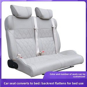 Asientos Plegables Personalizados para Camionetas Comerciales, Asiento Cama para Camioneta con Respaldo Alto y Cojín Delgado - Product Image 4