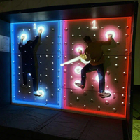 Mur d'escalade interactif AR populaire, jeu de réalité augmentée avec projecteur 3D pour parcs de trampolines