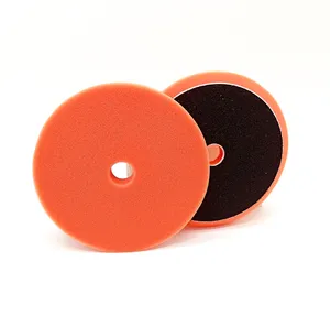 Personalizado compuesto espuma naranja disco de pulido esponja coche almohadilla de pulido