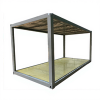 TOPPRE Cadre en acier de luxe fourni par l'usine Conteneur mobile modulaire Maison préfabriquée Restaurant prêt à l'emploi Cadre de conteneur de 20 pieds