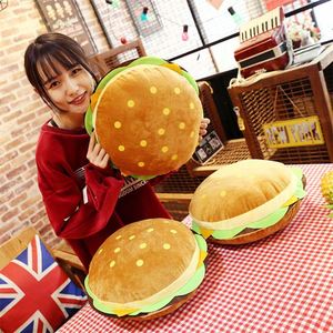 Peluche Hamburger de Dessin Animé, Jouet en Peluche Alimentaire, Coussin en Forme de Nourriture, Cadeaux d'Anniversaire pour Enfants - Product Image 2