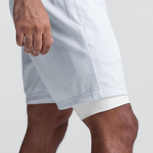 Custom Logo Summer Casual Trendy Muscle Sports Shorts Outdoor Running Squat Breathable Double-<b>layer</b> Quick-drying Sweat Letter - Product Image 4