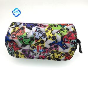 Nintendo Game Console Handle Pattern Doble capa pu gran capacidad Student PEN para hombres y mujeres estuche de papelería - Product Image 5