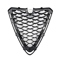 Grille de pare-chocs avant supérieure, numéro de pièce 156180584 156180586, style chromé carbone noir pour Alfa Romeo STELVIO 2024