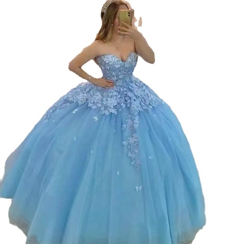 open lace back dress Amazon.com: LEJY Women's Off The Shoulder Dress Masquerade Ball Gowns Prom  Dress Baby Blue A 2 : Clothing, Shoes & Jewelry