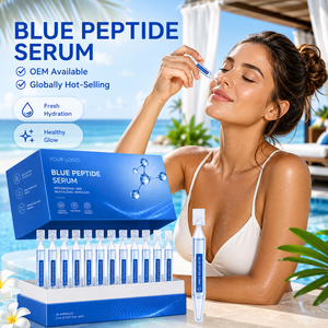 OEM Blue <b>Serum</b> Skin Repair Whitening Apply <b>Serum</b> Korean Lab Technology Private Label Manufacturer Sample Available - Product Image 6