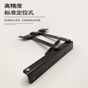 Lève-table hydraulique Wansheng WS9060 en fer noir pour meuble de bureau ou armoire - Product Image 1