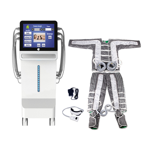 Máquina de Presoterapia de 48 Cámaras de Aire, Dispositivo de Drenaje Linfático por Presión de Aire con Calor, Masajeador Corporal Vertical Completo - Product Image 1