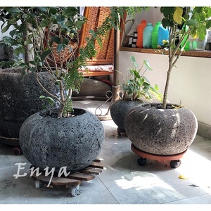 Jardinière <span class=keywords><strong>de</strong></span> <span class=keywords><strong>palmier</strong></span> en béton Vintage, aménagement paysager extérieur, pierre <span class=keywords><strong>de</strong></span> Lave en Fiber, ornements <span class=keywords><strong>de</strong></span> jardin, grands Pots <span class=keywords><strong>de</strong></span> fleurs <span class=keywords><strong>pour</strong></span> plantes - Product Image 4