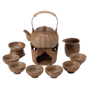 Théière en céramique durable <span class=keywords><strong>de</strong></span> style Japandi, bouilloire à eau, infuseur à thé, ensemble <span class=keywords><strong>de</strong></span> thé et <span class=keywords><strong>de</strong></span> café amovible - Product Image 5