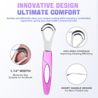 Grattoir lingual double couche Nano Shine écologique en acier inoxydable, outil de nettoyage dentaire buccal, haleine fraîche, nettoyant pour la langue