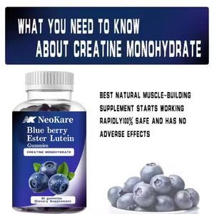 Integratori Naturali per la Vista con Mirtillo e Luteina, Etichetta Privata, Vegani, Anti <span class=keywords><strong>Luce</strong></span> Blu, 80 Gomme, OEM - Product Image 2