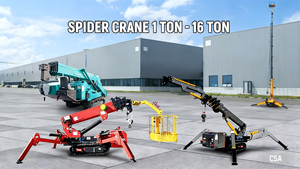 עגורן עכביש 2-12 טון, עגורן זחלילי קטן לבנייה עם זרוע טלסקופית - Product Image 6
