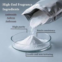 Poudre de parfum de qualité supérieure Ambroxane (type) - 99% pure (-)- Ambroxide cristallin, CAS 6790-58-5, C16H28O |   En vrac 1 kg