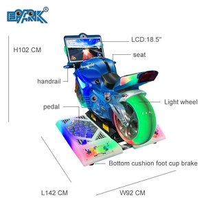 Máquina de Juegos Arcade para Niños, Simulador de Carreras de Motos, Carreras de Autos - Product Image 2
