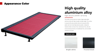 Auvent de pergola électrique rétractable avec cadre en alliage d'aluminium, télécommande - balcon et jardin extérieur, protection UV, auvent de pluie