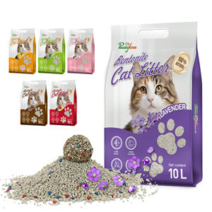 Arena para Gatos Bentonita de Aglomeración Rápida, 99% Libre de Polvo, Control de Olores Extra, Altamente Absorbente, Color Gris Claro - Product Image 1