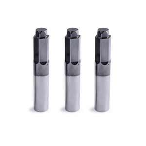 Punzones de Carburo de Tungsteno con Punta Hexagonal Recta y Vástago Redondo, Accesorios para Moldeo Industrial y Metalurgia - Product Image 1
