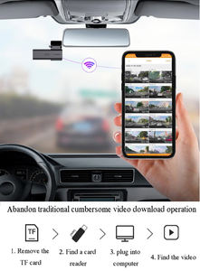 Koen Real 4K Car GPS DVR Black Box Car WiFi 4K Caméra grand angle de vue GPS Dash Cam sans écran - Product Image 3