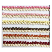 Vente flash : Ruban de dentelle doré de 1 cm de large, accessoires de couture DIY, garniture pour vêtements féminins