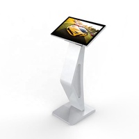 Écran LCD interactif 32 pouces Écran tactile Kiosque d'information en forme de K/S/T Kiosque d'assistance Kiosque bancaire