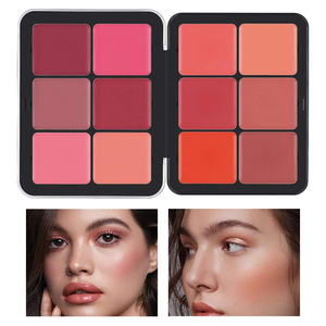Palette de 12 teintes de blush crème et correcteur de teint, logo personnalisé, maquillage longue tenue et waterproof pour le visage, marque privée, vente en gros - Product Image 1