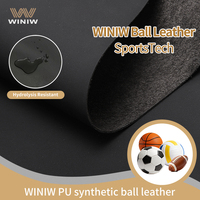 Cuir PU Léger Antibactérien pour Football, Cuir Imperméable Résistant aux Déchirures et aux Basses Températures 0,6-3,0 mm pour le Sport