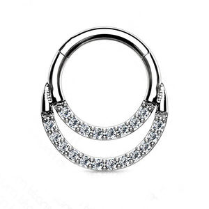 Morden Style Designer Clip anneau indien <span class=keywords><strong>aimant</strong></span> en acier inoxydable Sexy or clou <span class=keywords><strong>nez</strong></span> à oreille <span class=keywords><strong>Piercing</strong></span> bijoux - Product Image 5