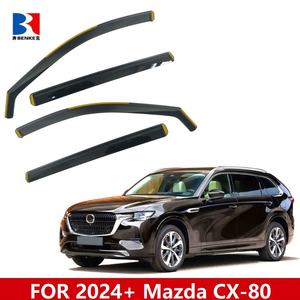 Déflecteurs de vent pour fenêtres In-Channel Rain Guards pour MAZDA CX-80 CX80 2024 - Product Image 2