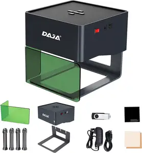 DAJA DJ6 Portable Reflective Wisely Cutting Canada Wine Box Perfume Acrylic Dog Plates Bottle Marble Laser Engraving Machine