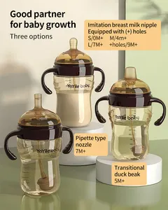 赤ちゃんの成長のための良いパートナーPPSU新生児哺乳瓶