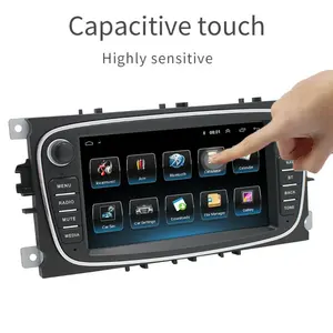 Car Radio 2Din Android 7inch Multimedia Player For Ford Focus II S-Max C-Max Mondeo 9 Galaxy II Kuga 2008-2011 Autoradio Carplay