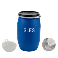 SLES 28% SLES 70% Sodium Lauryl Ether Sulfate 70% ou 28% Texapon N70 CAS 68585-34-2
