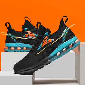Men's Casual Sports Mesh Sneakers Comfortable Running Walking Shoes PU Midsole Air <b>Cushion</b> Rubber Insole Summer Autumn <b>Box</b> - Product Image 6
