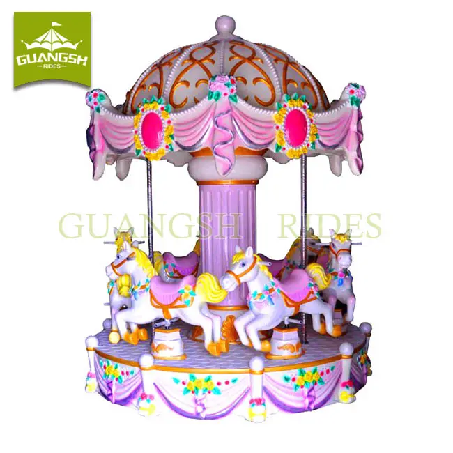 Hoge Kwaliteit Mini Carrousel Paarden Ritten Merry-Go-Round