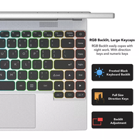 Nouvel Ordinateur Portable 14 Pouces 2025 avec Écran Tactile IPS, 16 Go DDR4, SSD 1 To, Processeur Intel, Windows 10/11, Tablette PC Professionnelle, Clavier Rétroéclairé